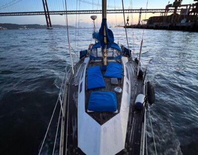 Vintage Sailboat in Lisbon